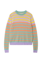 CONTRAST STRIPE CREW - Sweaters - Sassanova