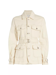 LEORA CARGO DENIM JACKET