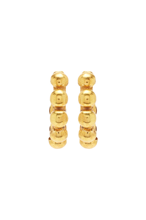 MINI CREOLE EARRINGS- GOLD