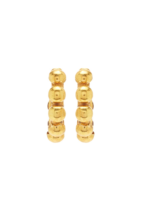 MINI CREOLE EARRINGS- GOLD