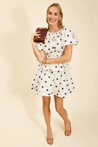 BREAKFAST SMOCKED TOP - Blouses - Sassanova