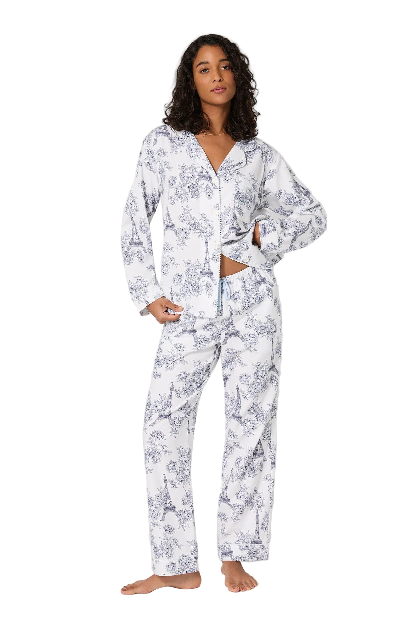 LA BELLE EIFFEL LS PAJAMA SET - Sassanova