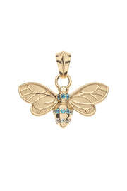 SISTERS FOREVER BEE PENDANT- ADJ DELICATE CHAIN