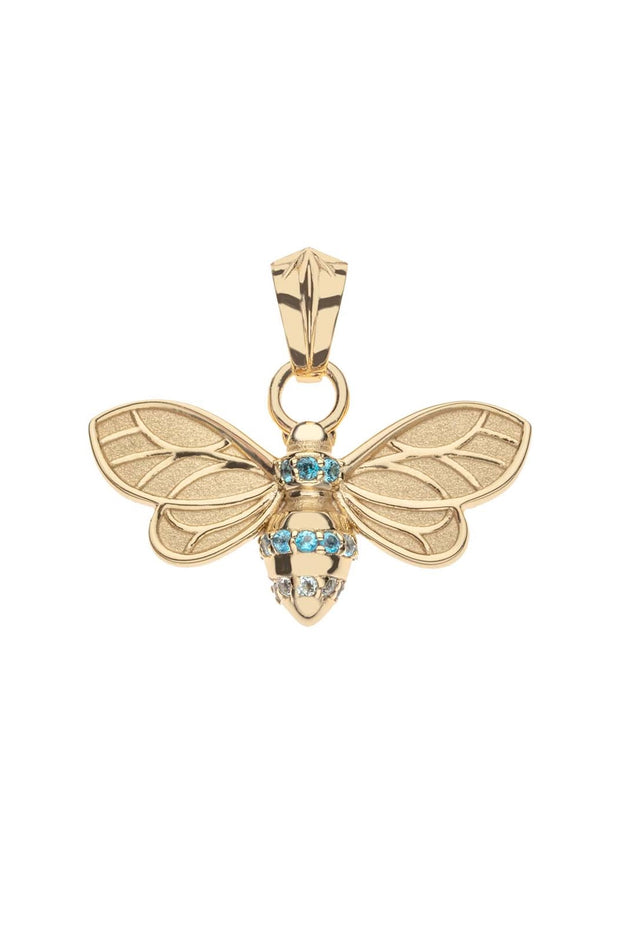 SISTERS FOREVER BEE PENDANT- ADJ DELICATE CHAIN