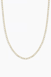 LEXI NECKLACE- GLD/CLEAR CRYSTAL
