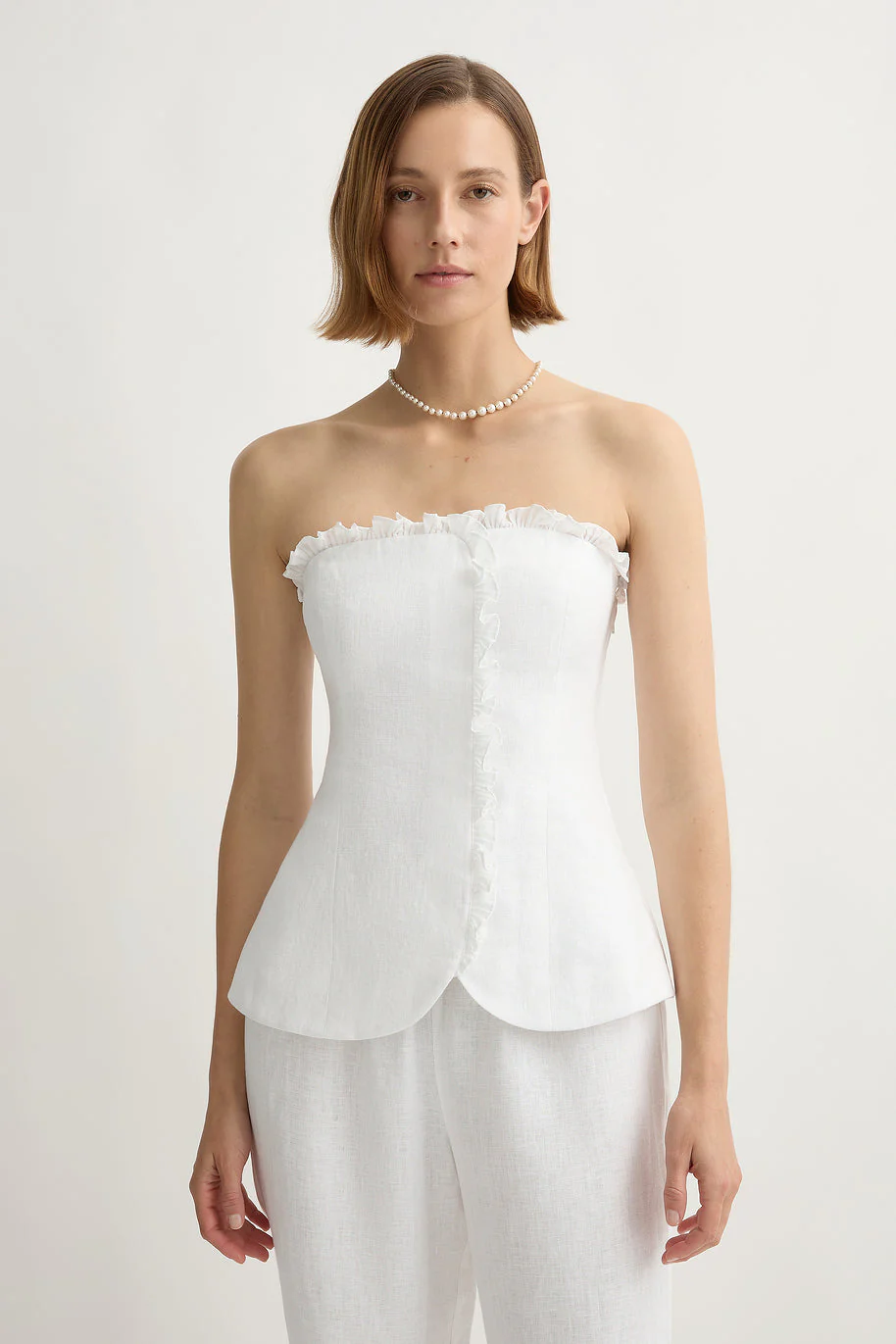 FLORENCE STRAPLESS TOP - Blouses - Sassanova
