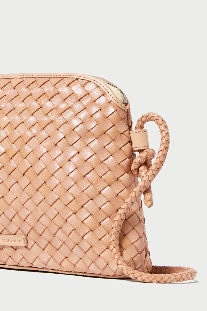 MALLORY WOVEN CROSSBODY - Handbags - Sassanova