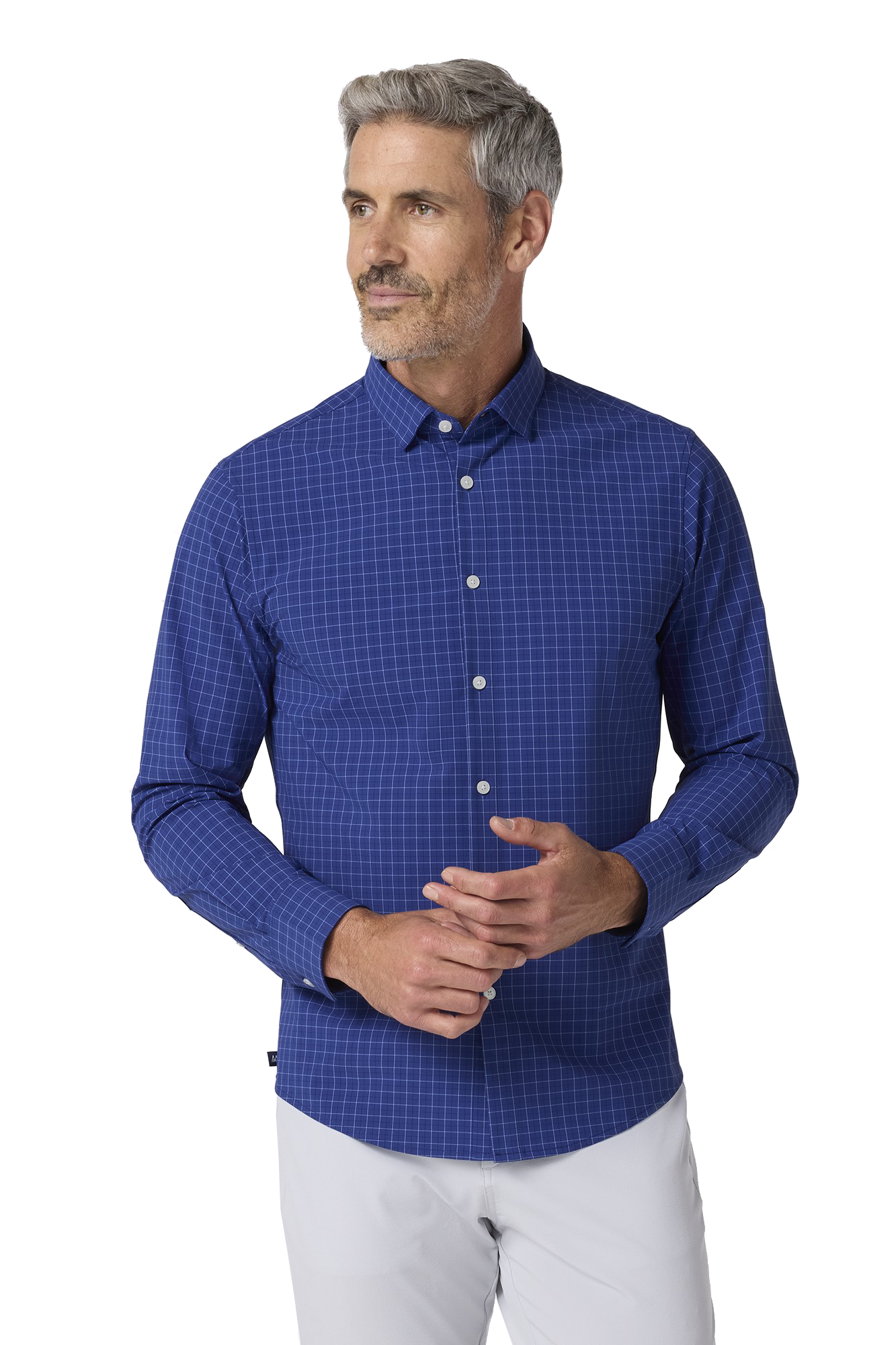 LEEWARD NO TUCK LS DRESS SHIRT- - Novaman