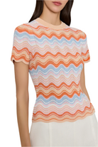 SCALLOP SHORT SLEEVE TOP
sassanova