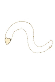 TENDER HEART LOVE NECKLACE- SATELLITE CHAIN
