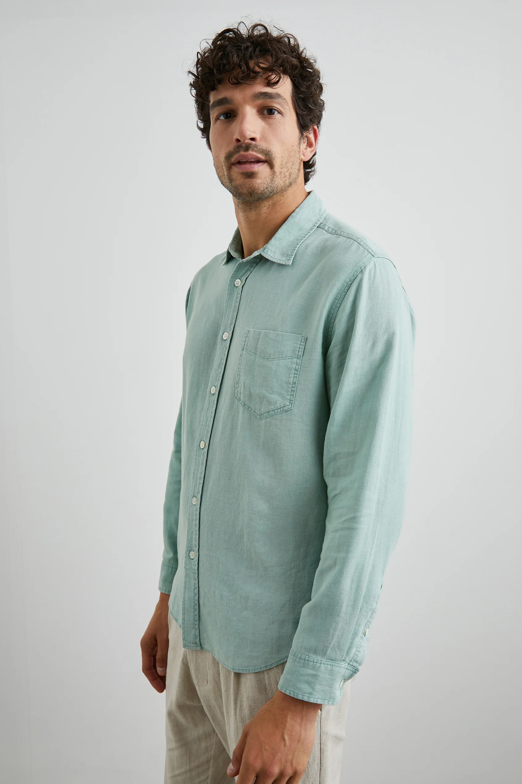 MYKONOS LONG SLEEVE SPORT SHIRT - Long Sleeved Shirts - Novaman