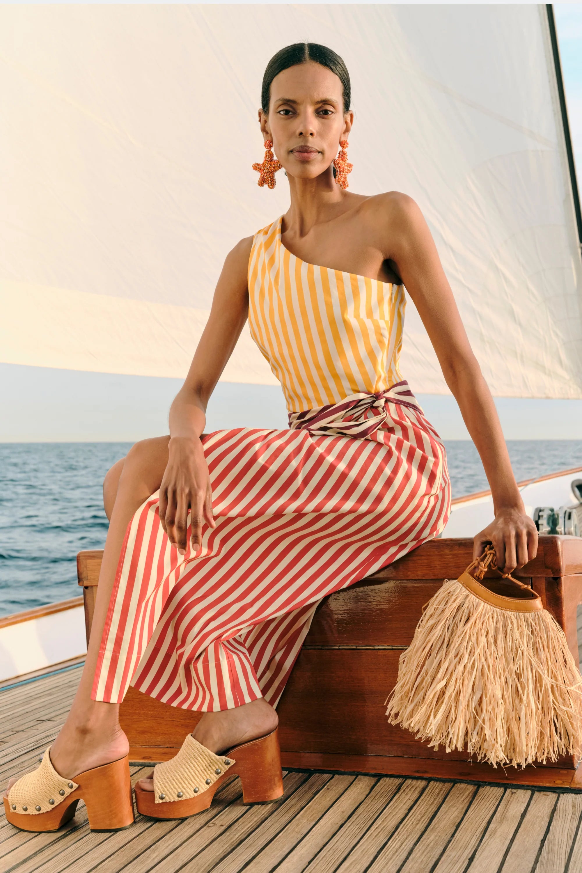 BELEM POPLIN MIDI DRESS - Dresses - Sassanova