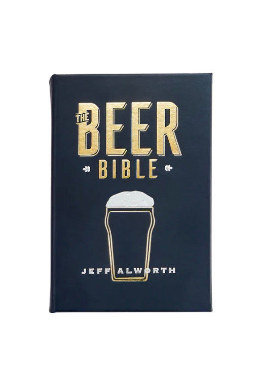 THE BEER BIBLE BOOK- NAVY LEATHER