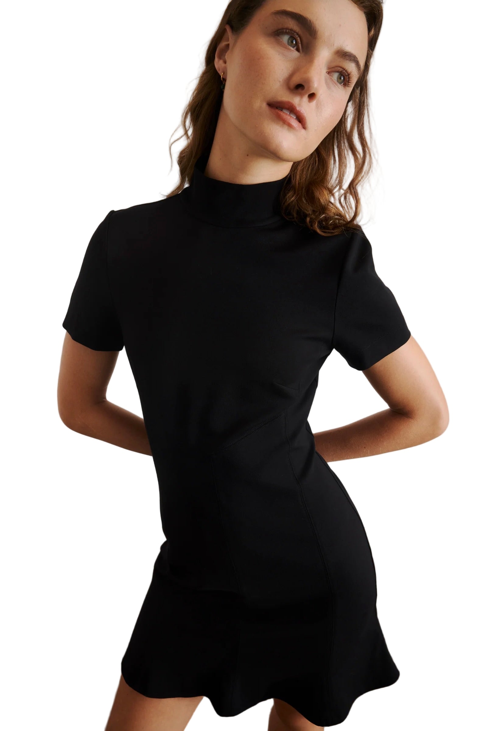 SHORT SOLID THEA DRESS
sassanova