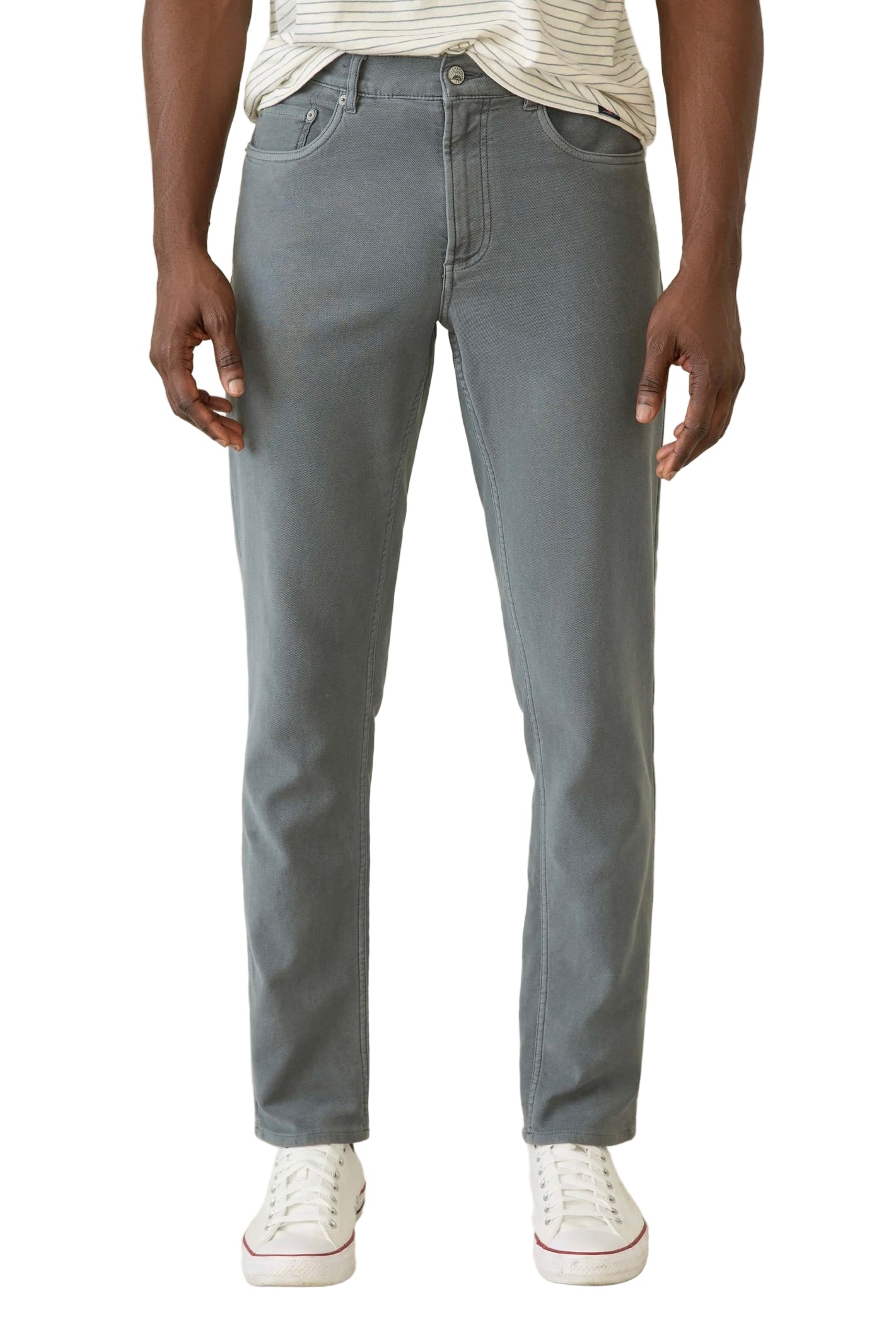 STRETCH TERRY 5 POCKET PANT - Pants - Novaman