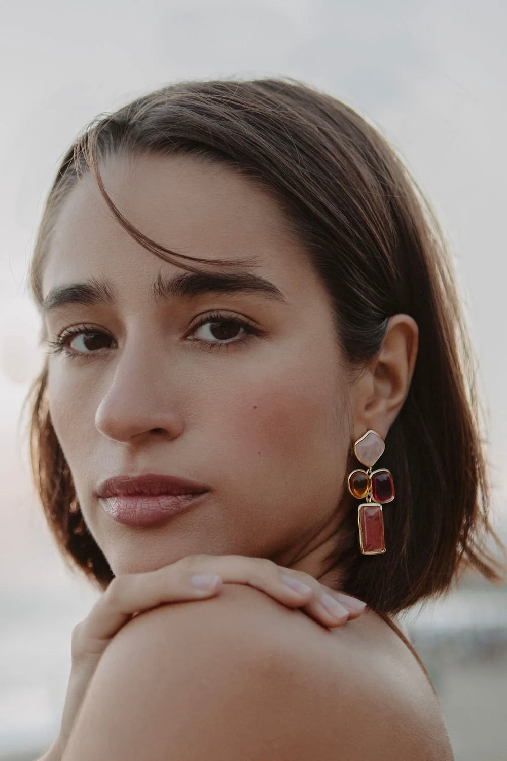 AMORA EARRINGS- PINK MULTI
sassanova