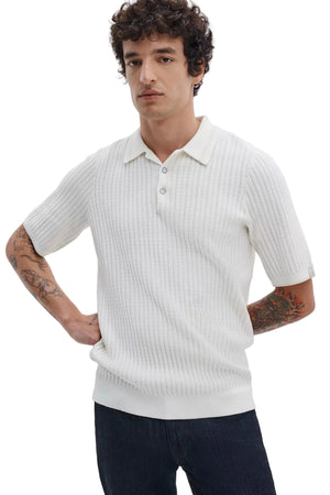 HARVEY RIBBED POLO