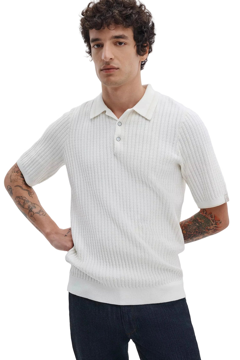 HARVEY RIBBED POLO