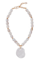 CLAUDIA NECKLACE- NEUTRAL - Necklaces - Sassanova