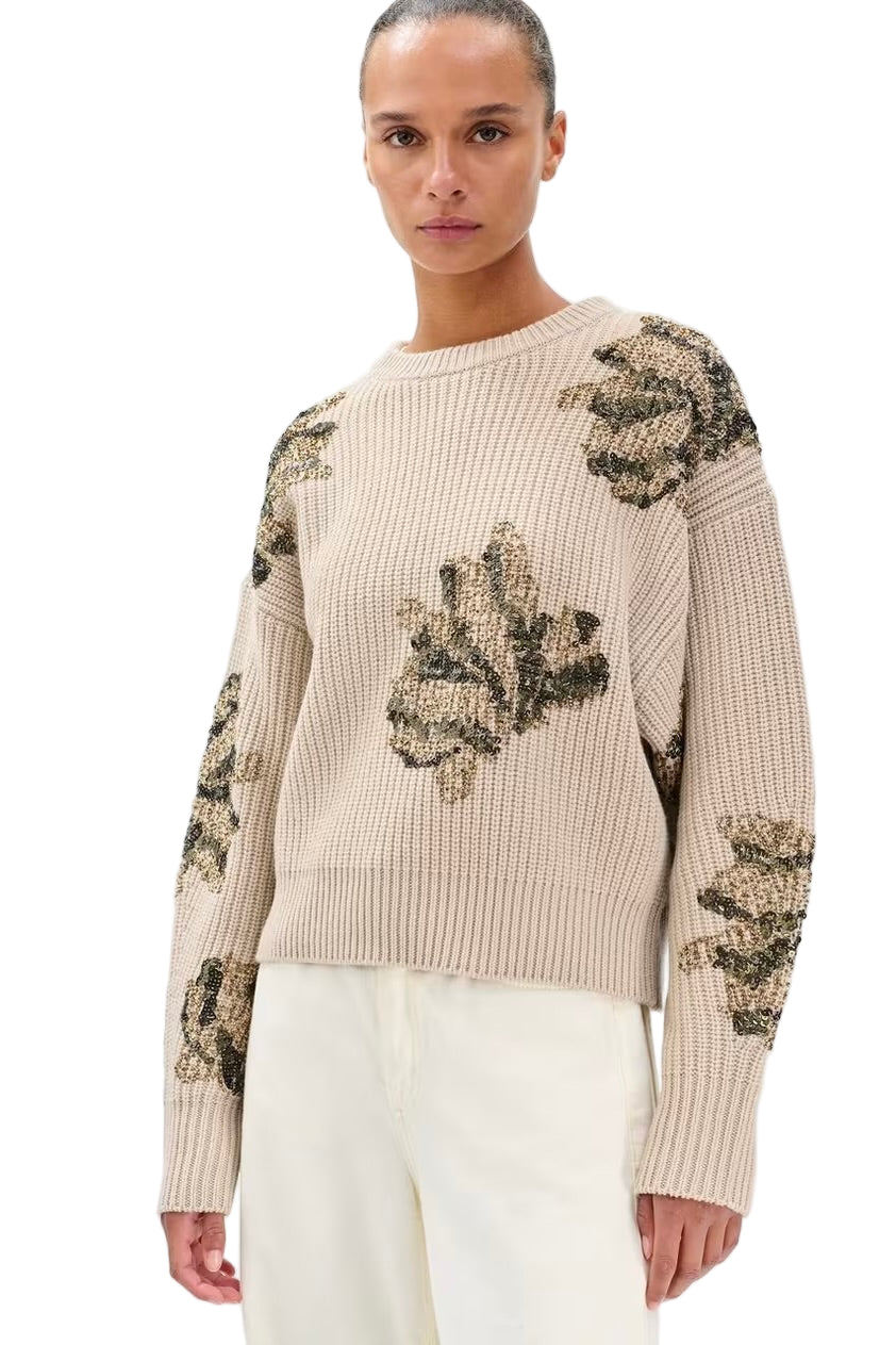 JULIE SEQUIN WOOL SWEATER
sassanova