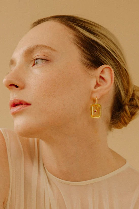 TILE EARRINGS - Earrings - sassanova