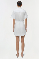 MARCY COTTON MINI SHIRT DRESS - Dresses - Sassanova