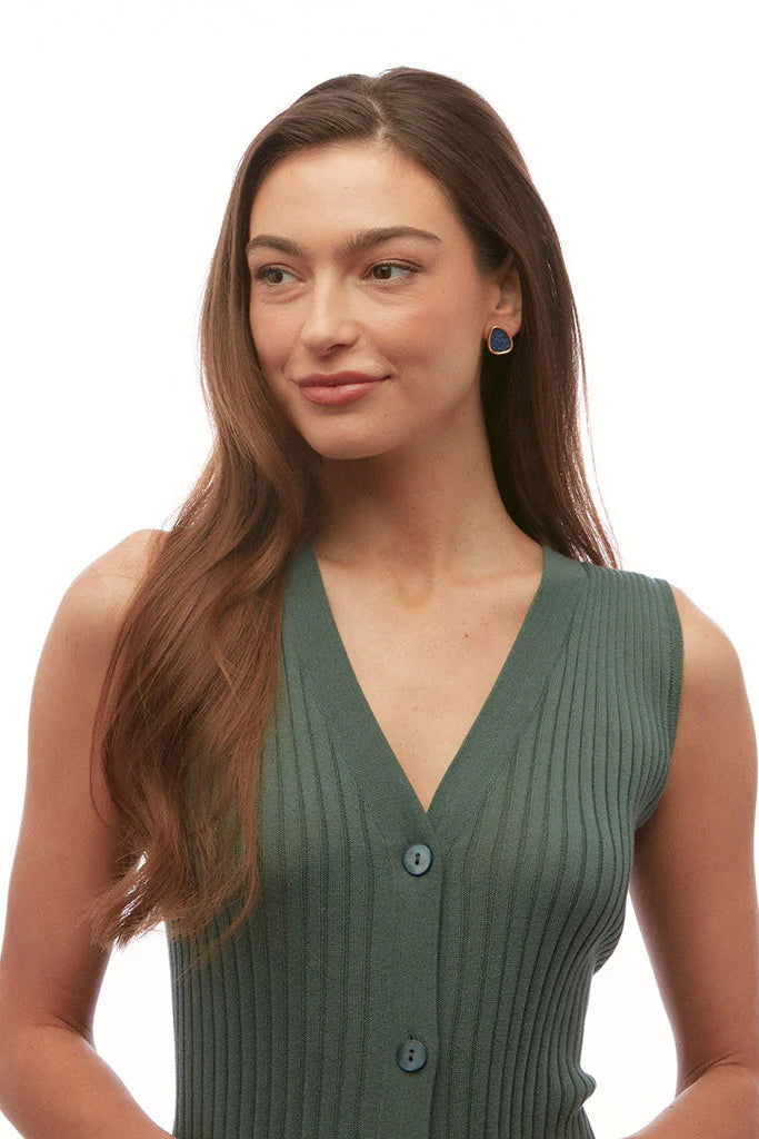 BOSWELL STUD EARRING - Earrings - Sassanova