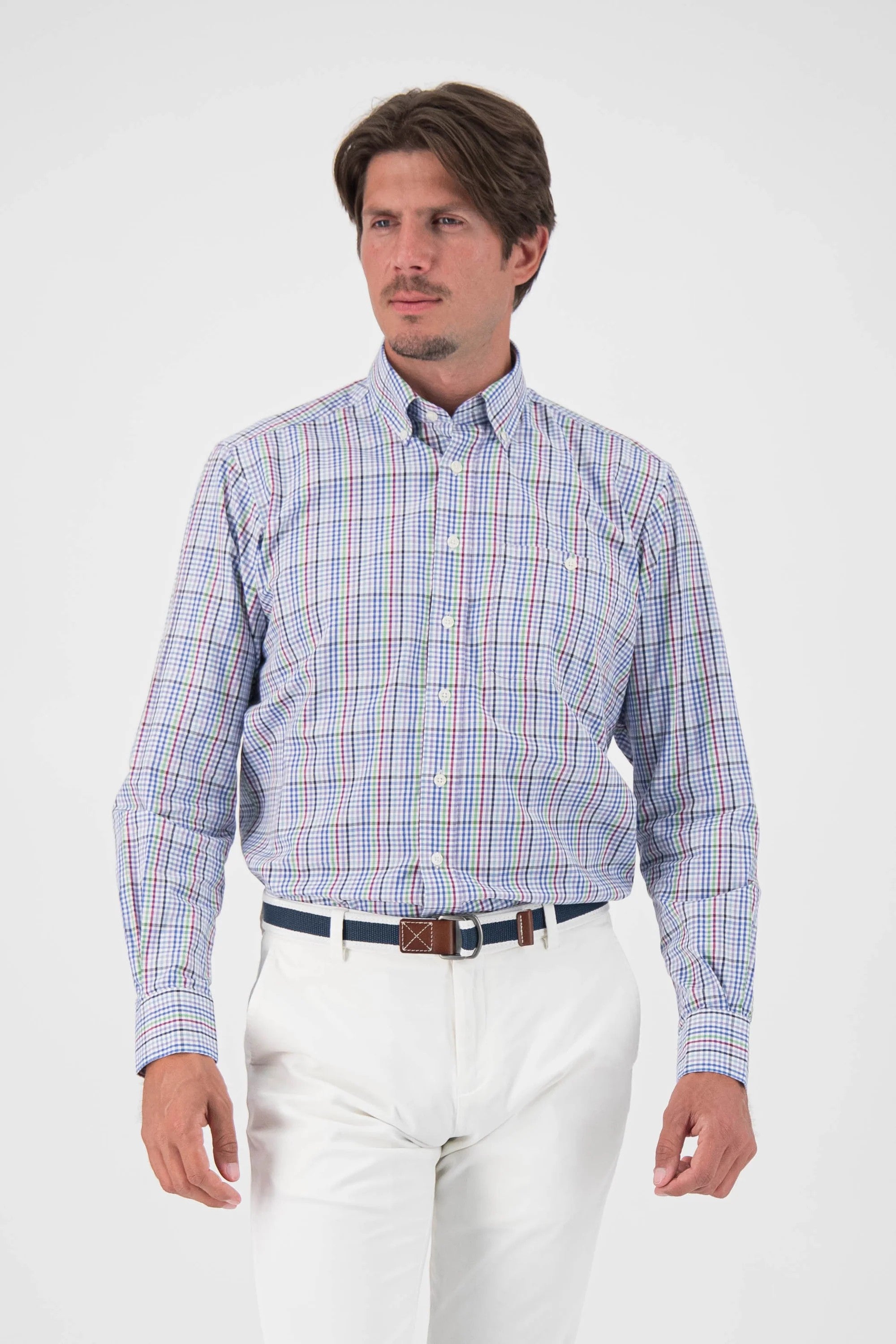 LAD TWILL SPORT SHIRT - Long Sleeved  Shirts - Novaman