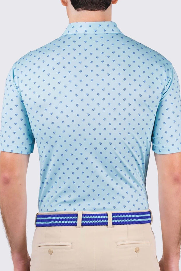 PAINTED TURTLE PIQUE PERFORMANCE POLO