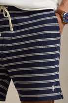 COTTON STRIPE PULL ON SHORT - Shorts - Novaman
