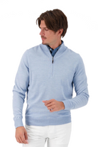 MARSHALL MERINO 1/4 ZIP SWEATER - Sweaters - Novaman
