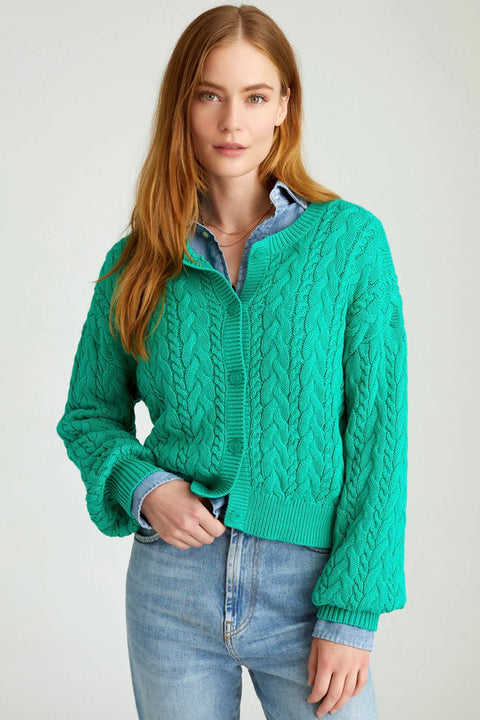 BROOKE ALLOVER CABLE CARDIGAN