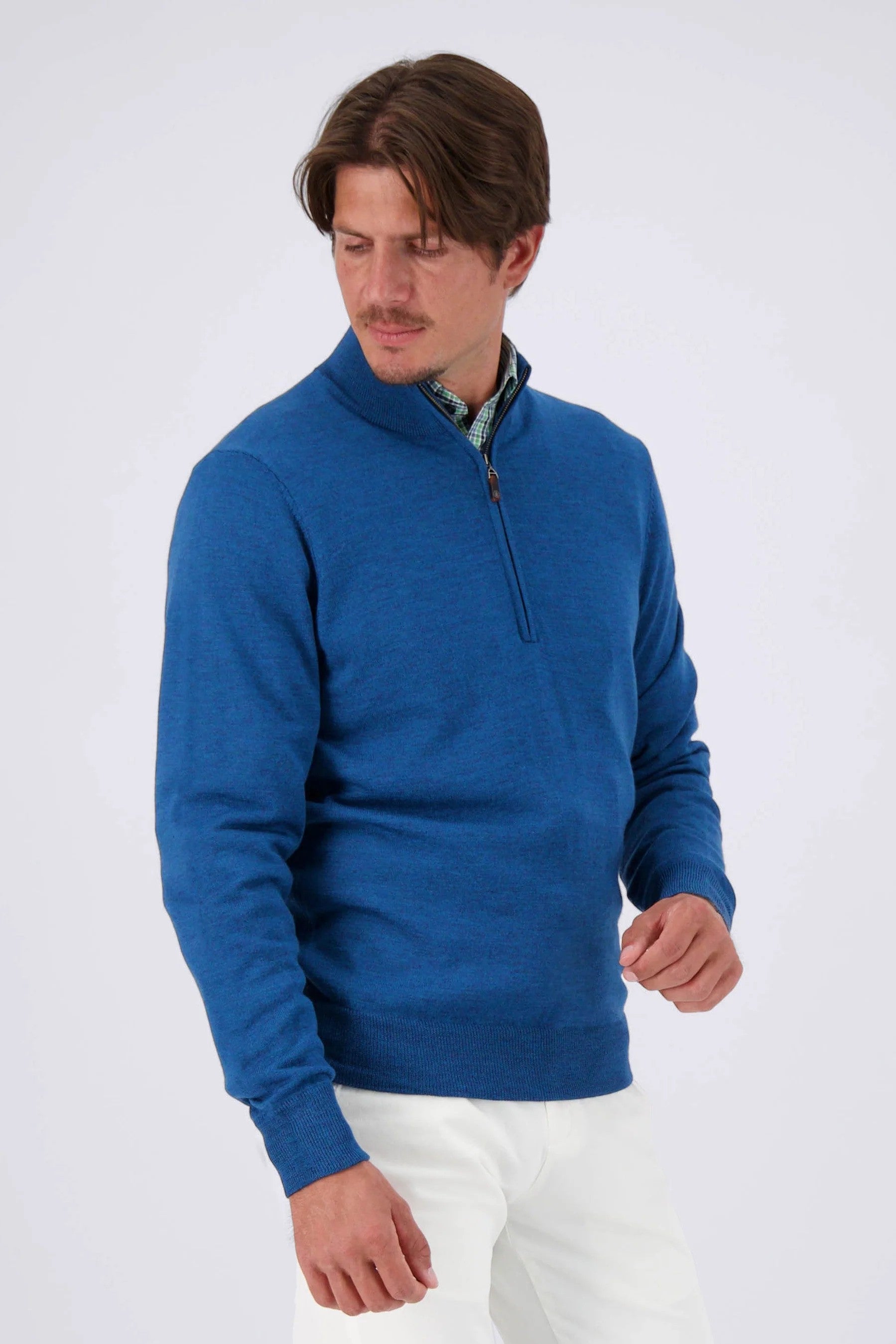 MARSHALL MERINO 1/4 ZIP SWEATER - Sweaters - NovaMan