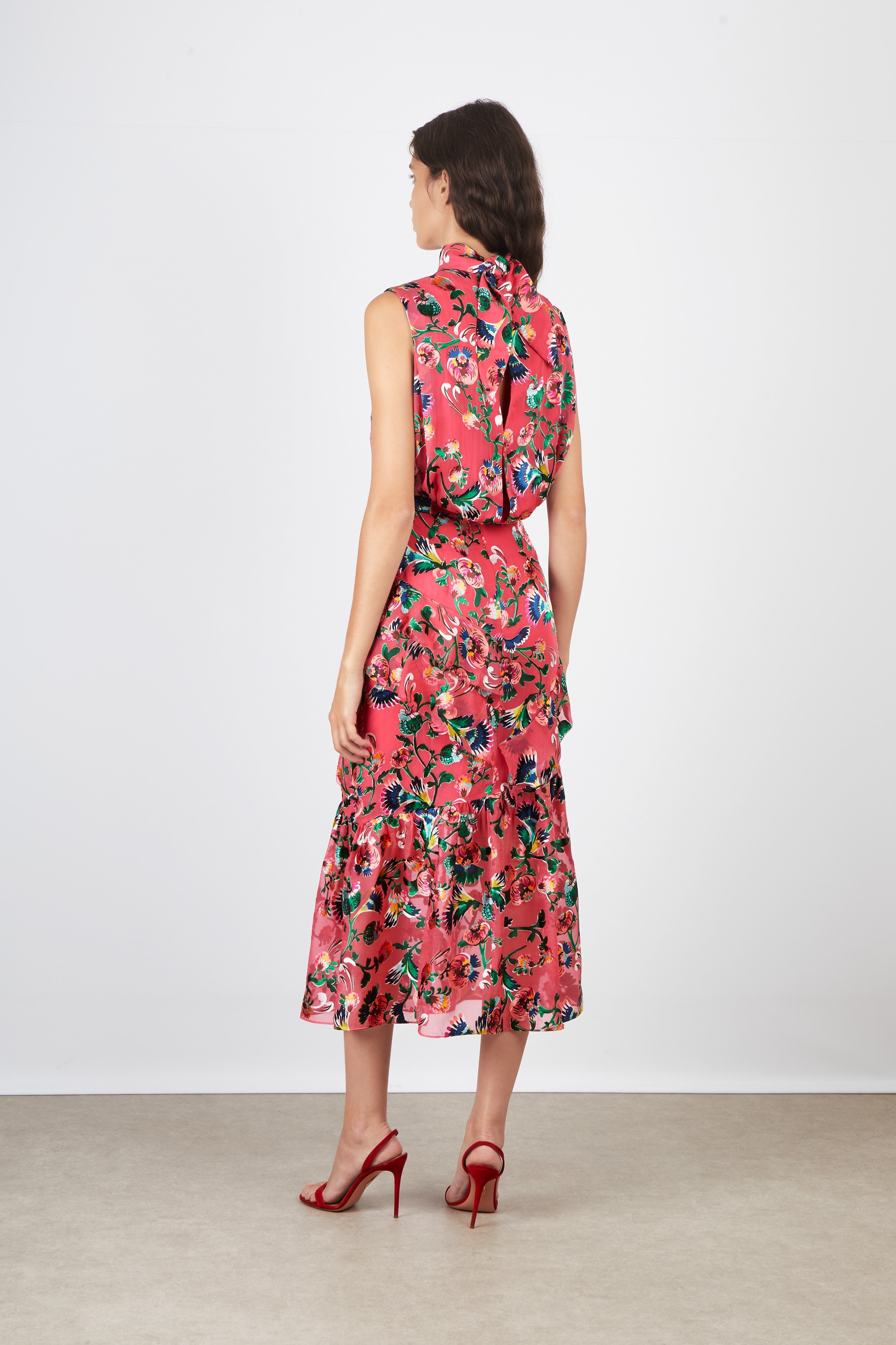 FLEUR RUFFLE DRESS - Dresses - Sassanova