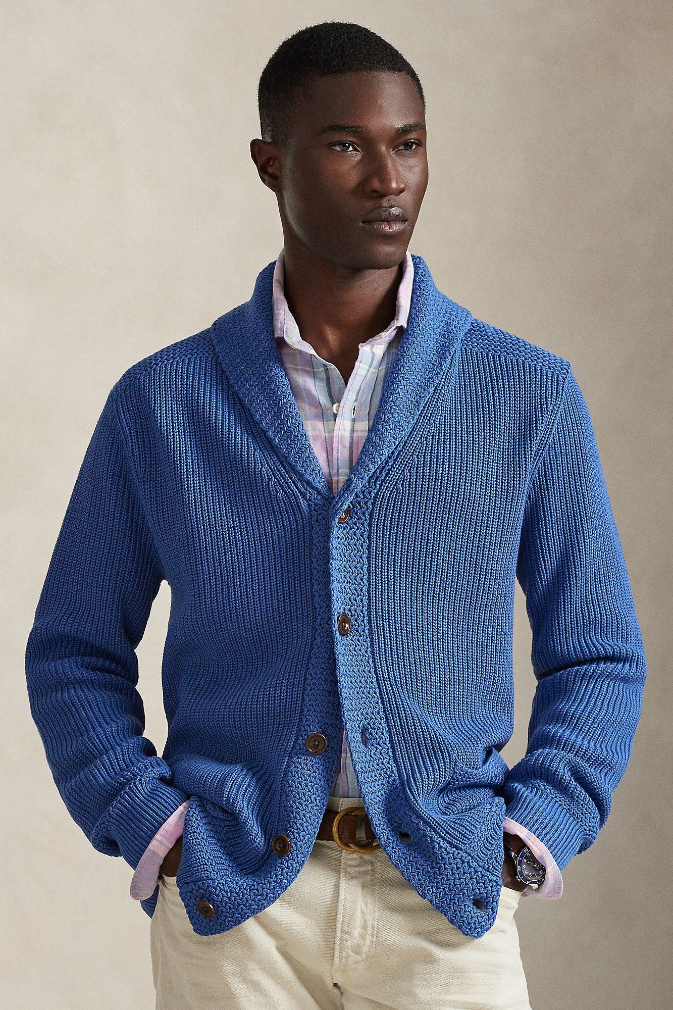 SHAWL CARDIGAN SWEATER - Sweaters - Novaman