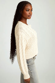 BROOKE ALLOVER CABLE CARDIGAN