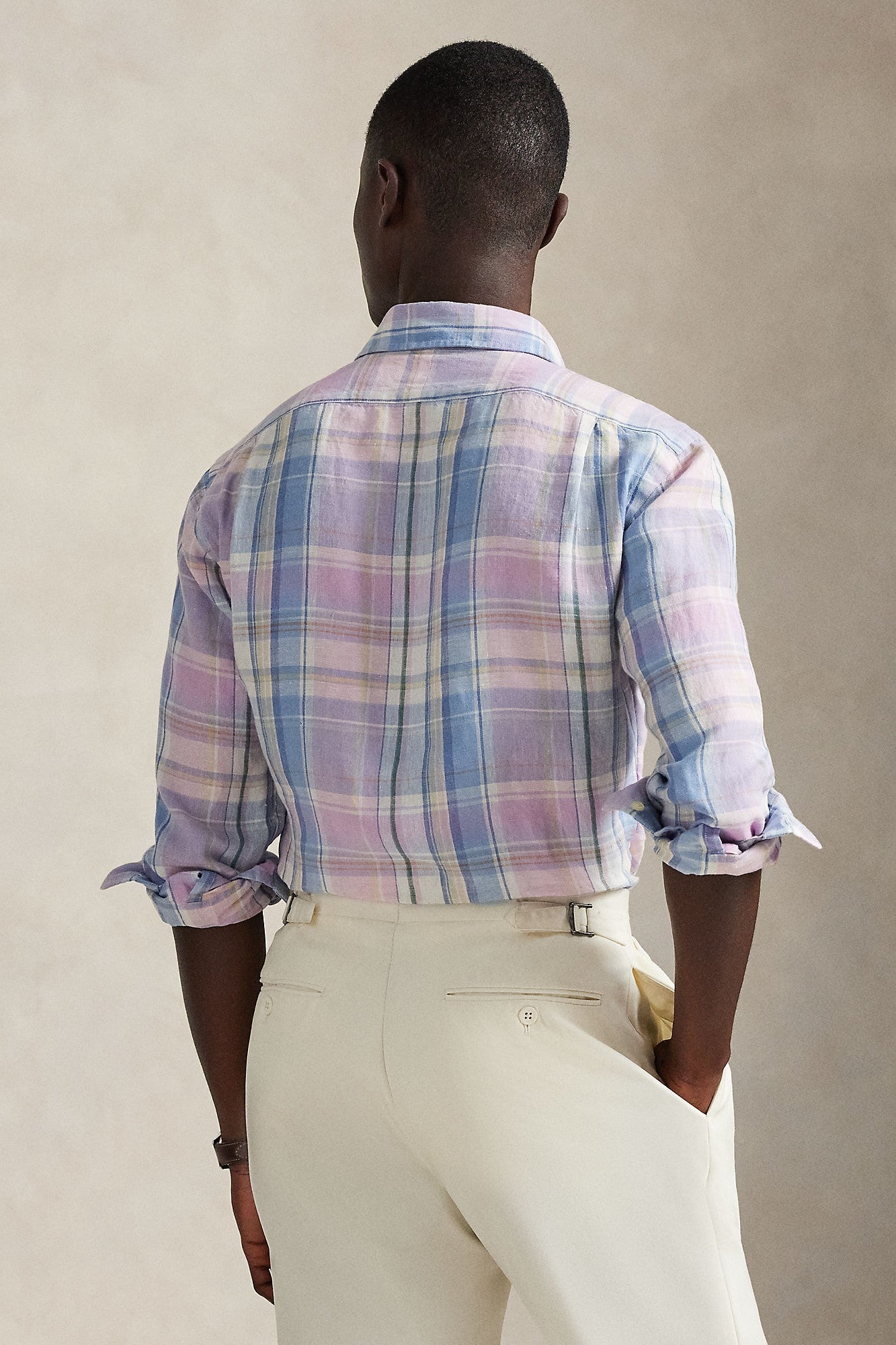 LONG SLEEVE LINEN SPORT SHIRT - Long Sleeved Shirts - Novaman