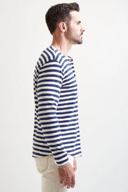 MARINA LS STRIPE HENLEY