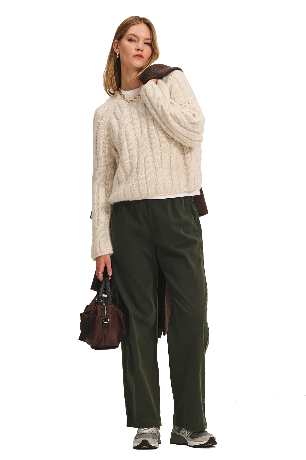 MARINA SWEATER in Ivory - Sweater - Sassanova