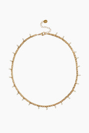 CELESTE NECKLACE- PEARL/GLD