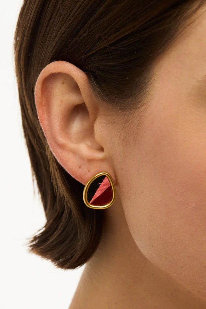 SARAH STUD EARRING - Earrings - Sassanova