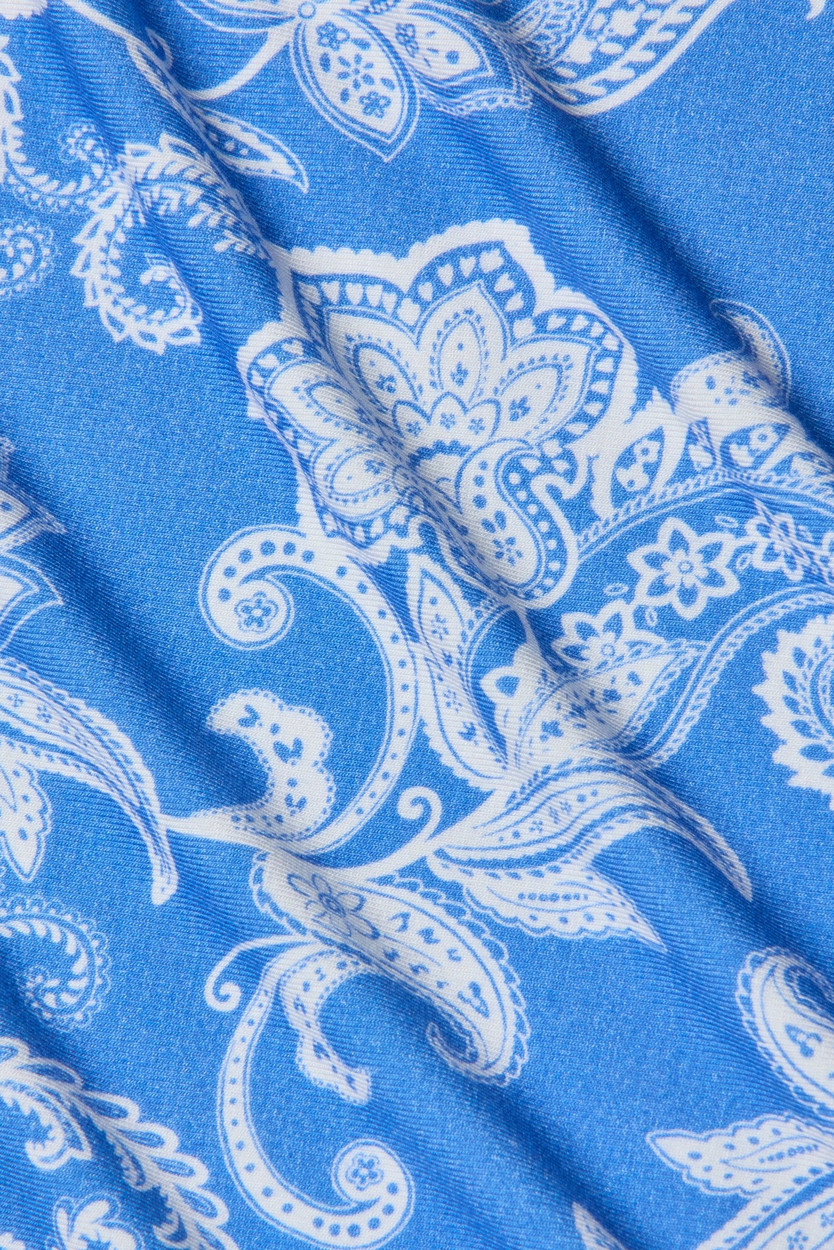 RESSI SS TWO TONE PAISLEY TEE - T-shirts - Sassanova