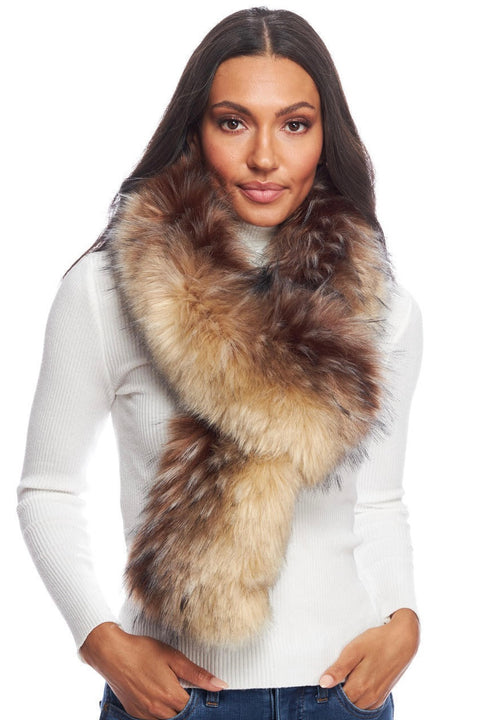 FAUX FUR LOOP SCARF