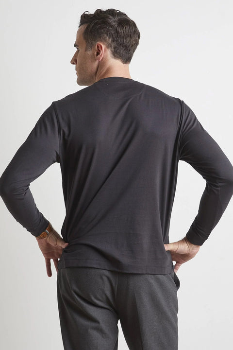 LS CREW NECK TEE (M18)