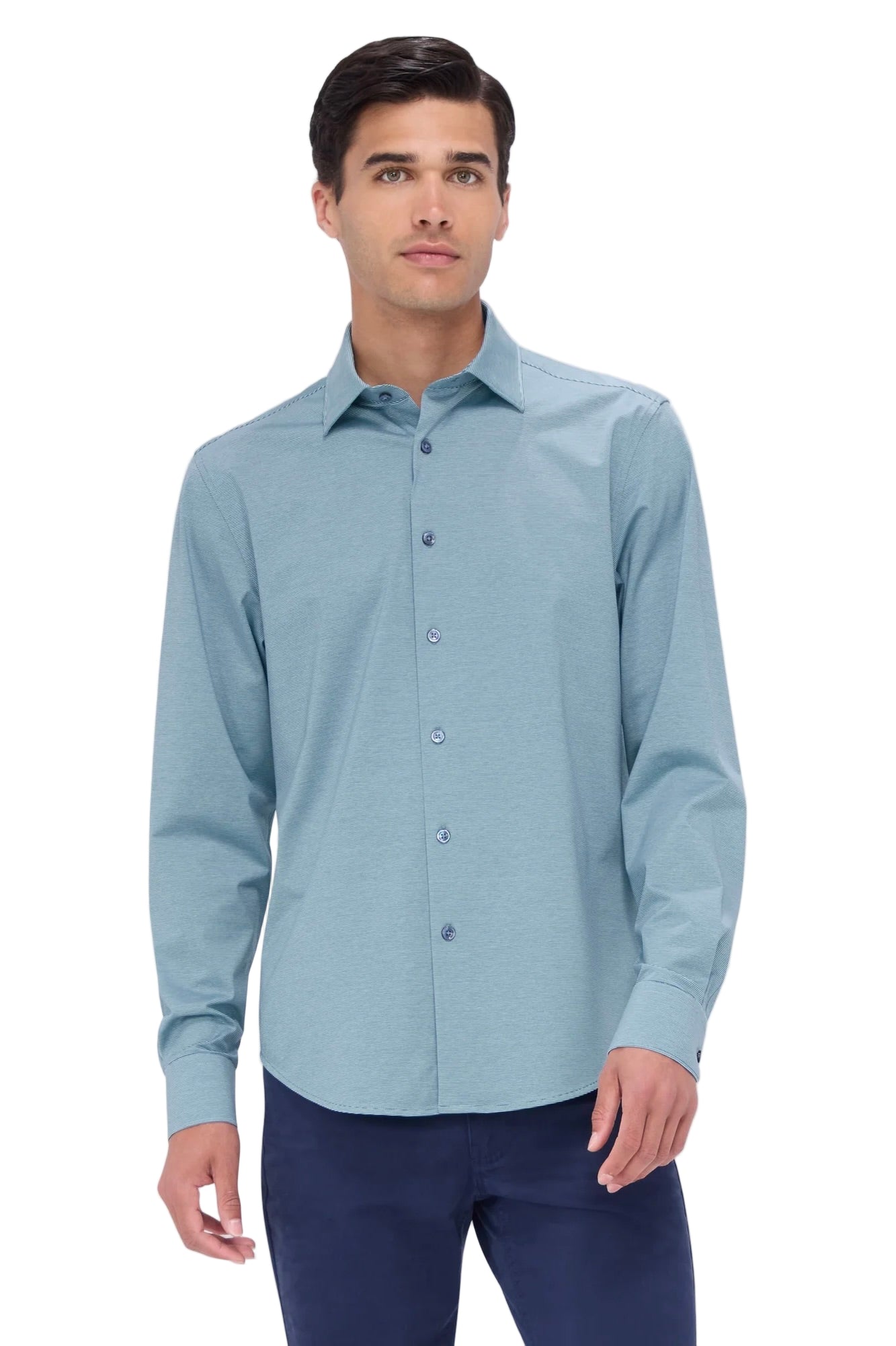 OOOHCOTTON JAMES LS SHIRT - Long Sleeved Shirts - Novaman