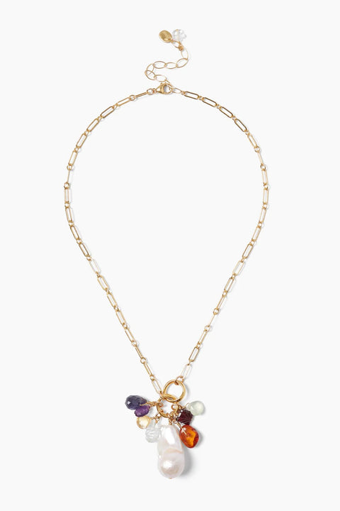 RIO MULTI PENDANT NECKLACE- GLD