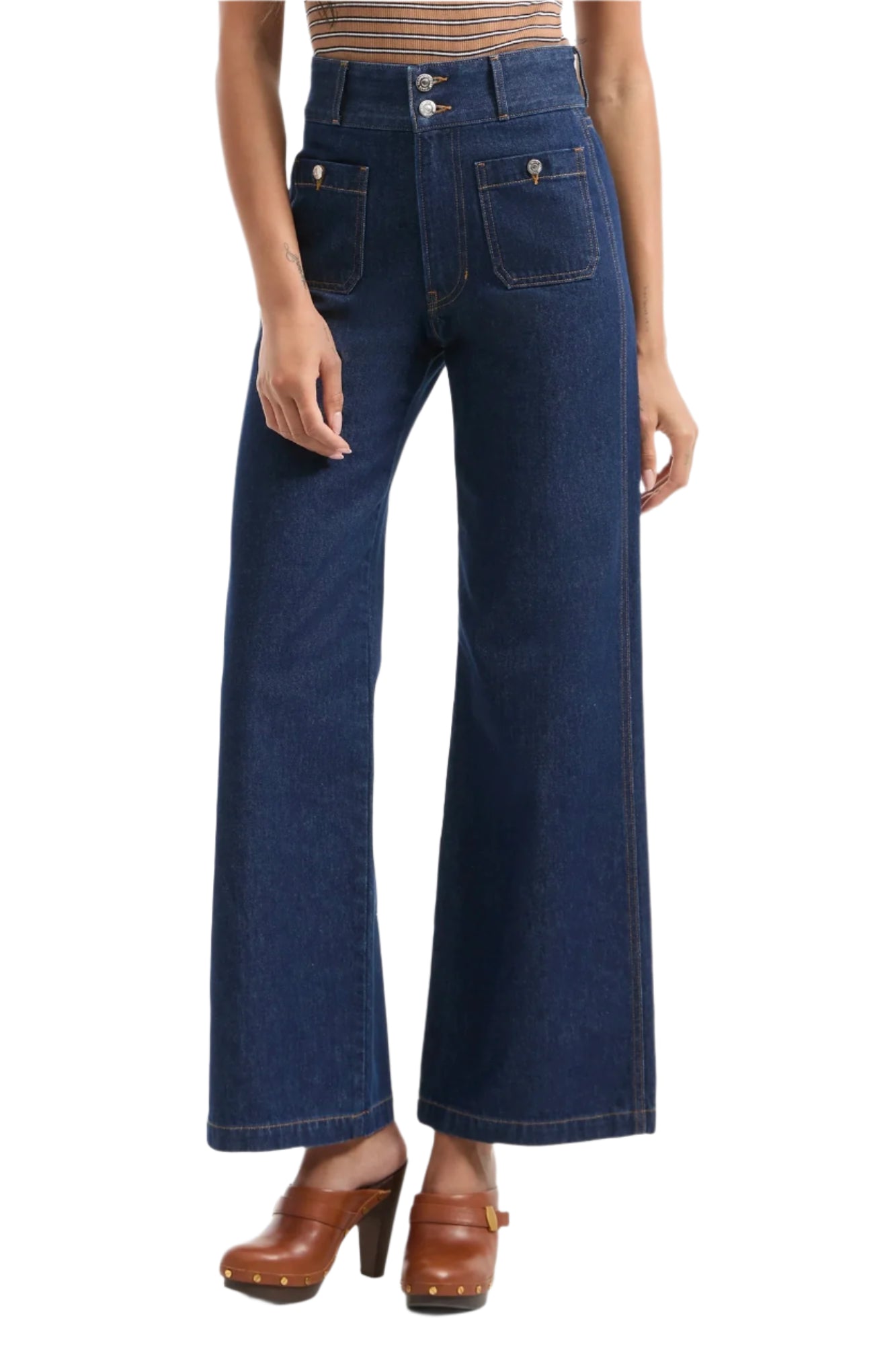 TAYLOR H/R WIDE LEG - Jeans - Sassanova