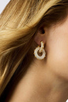 COLETTE 2 IN 1 EARRING- ALABASTER - Earrings - Sassanova