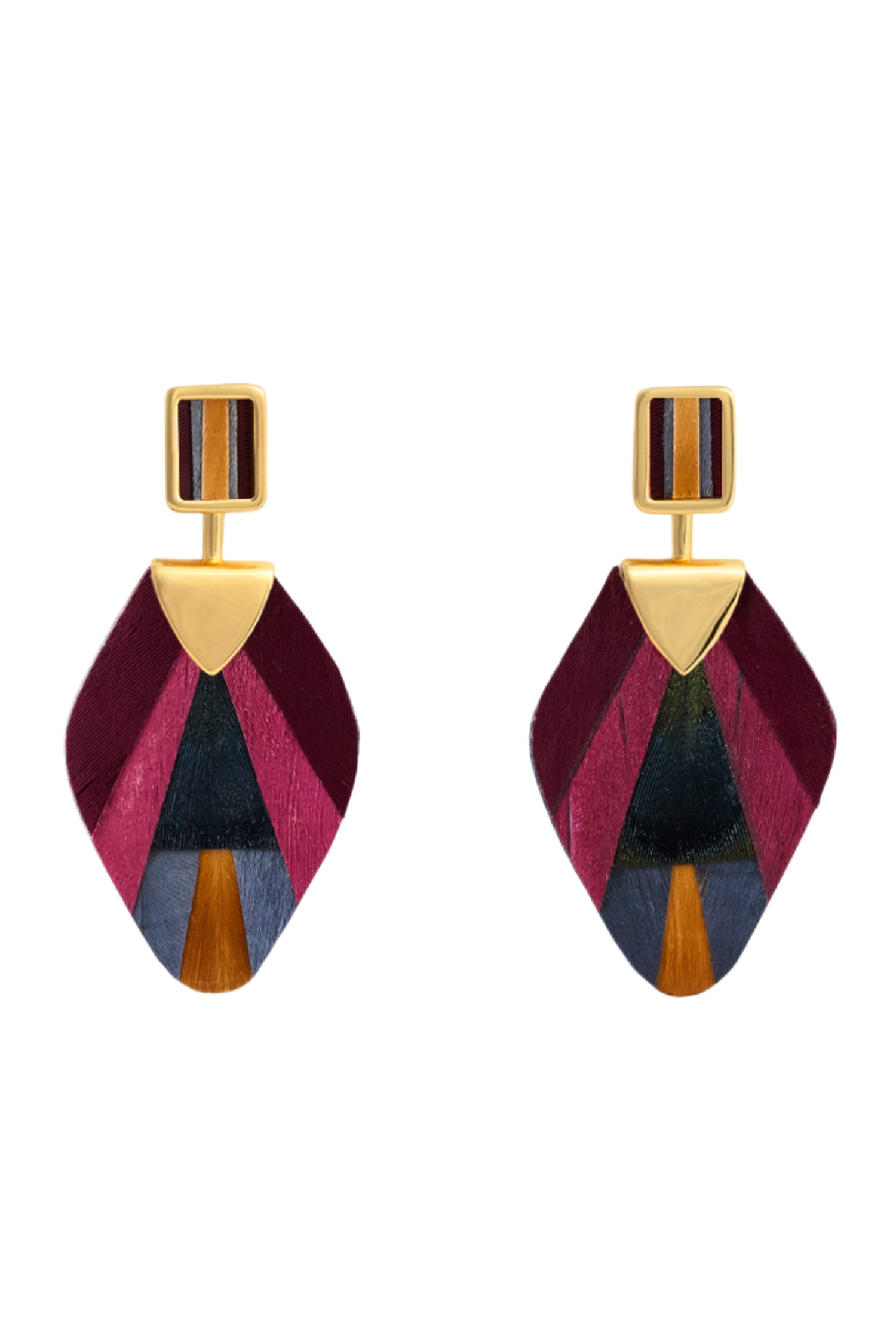 KELSEY BEZEL DROP EARRING Sassanova
