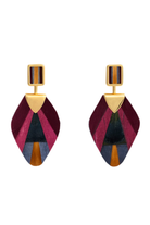 KELSEY BEZEL DROP EARRING Sassanova